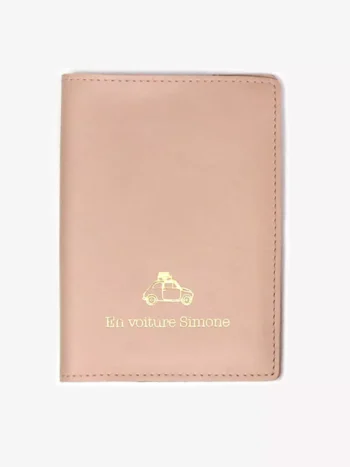 Etui papiers voiture ou passeport rose - Barnabé aime le café