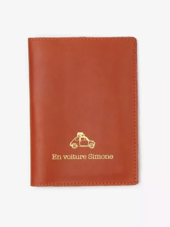 Etui papiers voiture ou passeport tomette - Barnabé aime le café