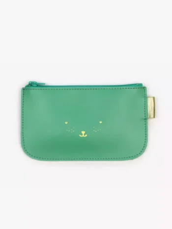 Porte monnaie Demoiselle vert - Barnabé aime le café