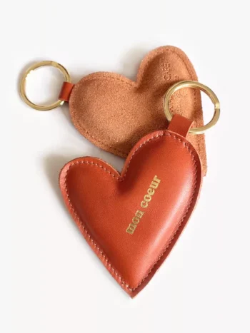 Porte clé Coeur tomette - Barnabé aime le café