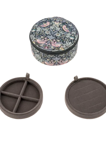 Boite à bijoux ronde fraise voleur noir - Bon Dep