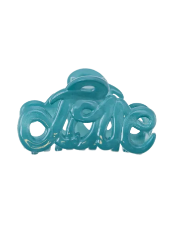 Pince Love bleu pétrole 5cm - Bon Dep