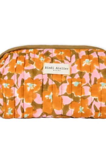 Trousse de maquillage Posy Cannelle - Bindi Atelier