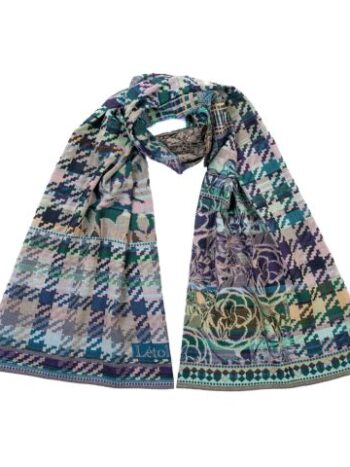 Foulard Lambert vert violet - Létol