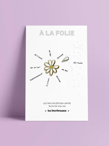 Pin's Marguerite - Les imprimeuses