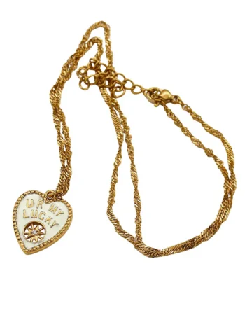 Collier Sacha U R My Lucky blanc - LA2L