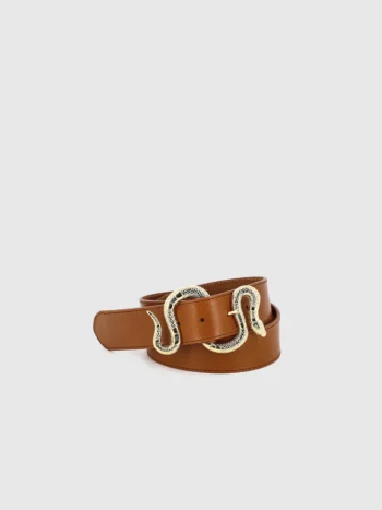 Ceinture Crush camel - Hebert Frère Soeur