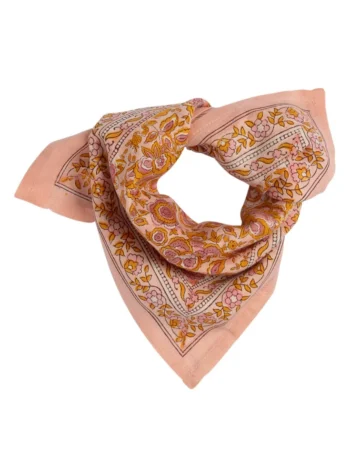 Foulard Garda Pop Pink petit modèle - Bindi Atelier