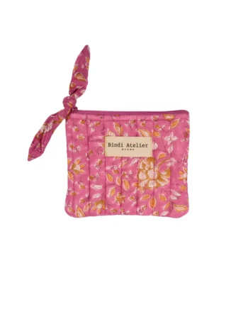 Porte monnaie Folk Story Pink - Bindi Atelier