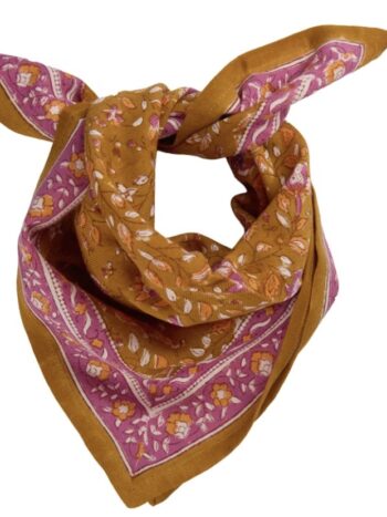 Foulard Folk Story Sun petit modèle - Bindi Atelier