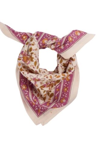 Foulard Folk Story pétale petit modèle - Bindi Atelier