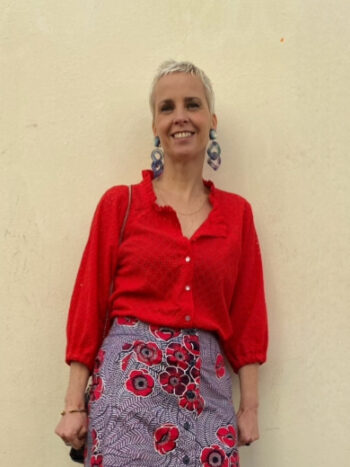 Blouse June rouge