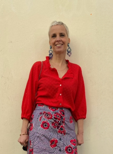 Blouse June rouge