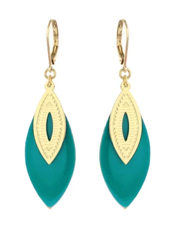 Boucles d'oreilles feuilles - Laeti Trema