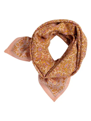 Foulard Garda Pop Pink grand modèle - Bindi Atelier