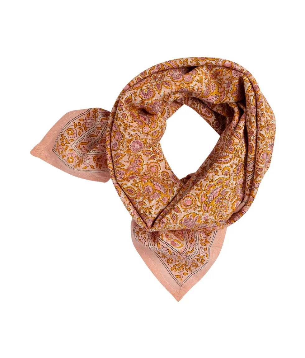 Foulard Garda Pop Pink grand modèle - Bindi Atelier