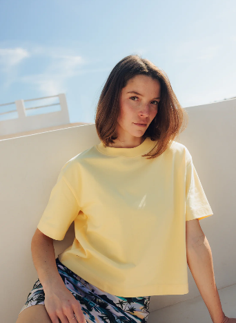 Tee shirt jaune - 23 degrés