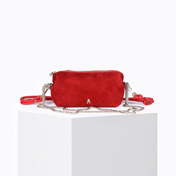 Nuage suede rouge - Craie Studio