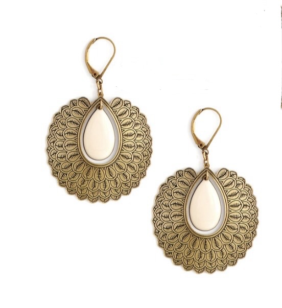 Boucles d'oreilles Caraîbes coquillages - Amélie Blaise