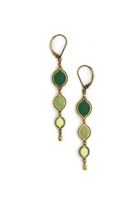 Boucles d'oreilles Flamenca triple - Amélie Blaise