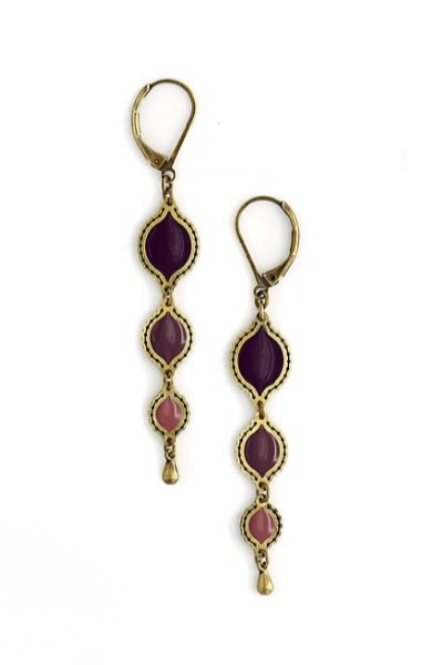 Boucles d'oreilles Flamenca triple - Amélie Blaise