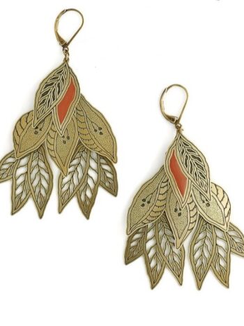 Grandes boucles d'oreilles Floria - Amelie Blaise