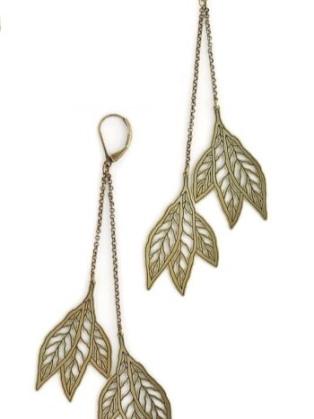 Boucles d'oreilles Floria pendantes - Amélie Blaise
