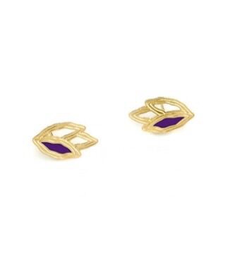 Boucles d'oreilles puces Floria 4 - Amélie Blaise