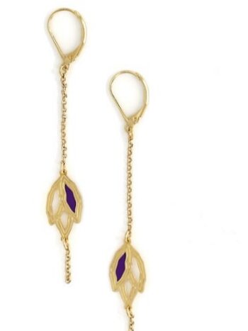 Boucles d'oreilles Floria 4 pendantes - Amélie Blaise